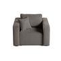 Voir la diapositive 6 : BEST MOBILIER Topaze - fauteuil - en velours texturé