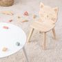 Voir la diapositive 3 : Atmosphera Kids Chaise Enfant Chat  Pia  50cm Naturel