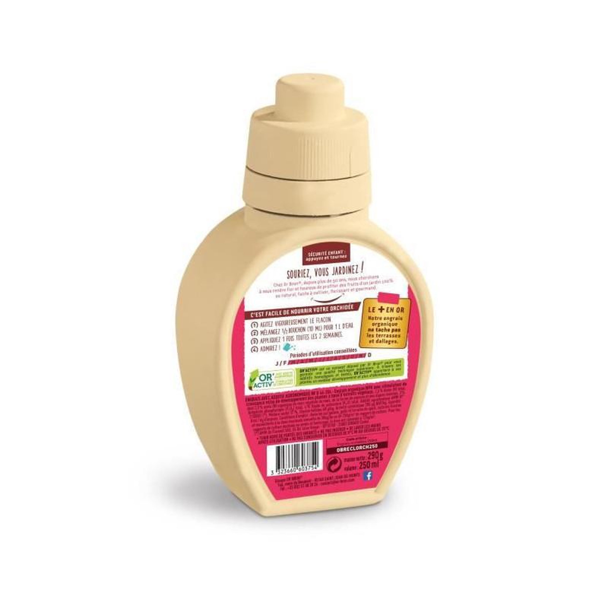 Voir la diapositive 2 : OR BRUN OR BRUN Engrais orchidees 250 ml