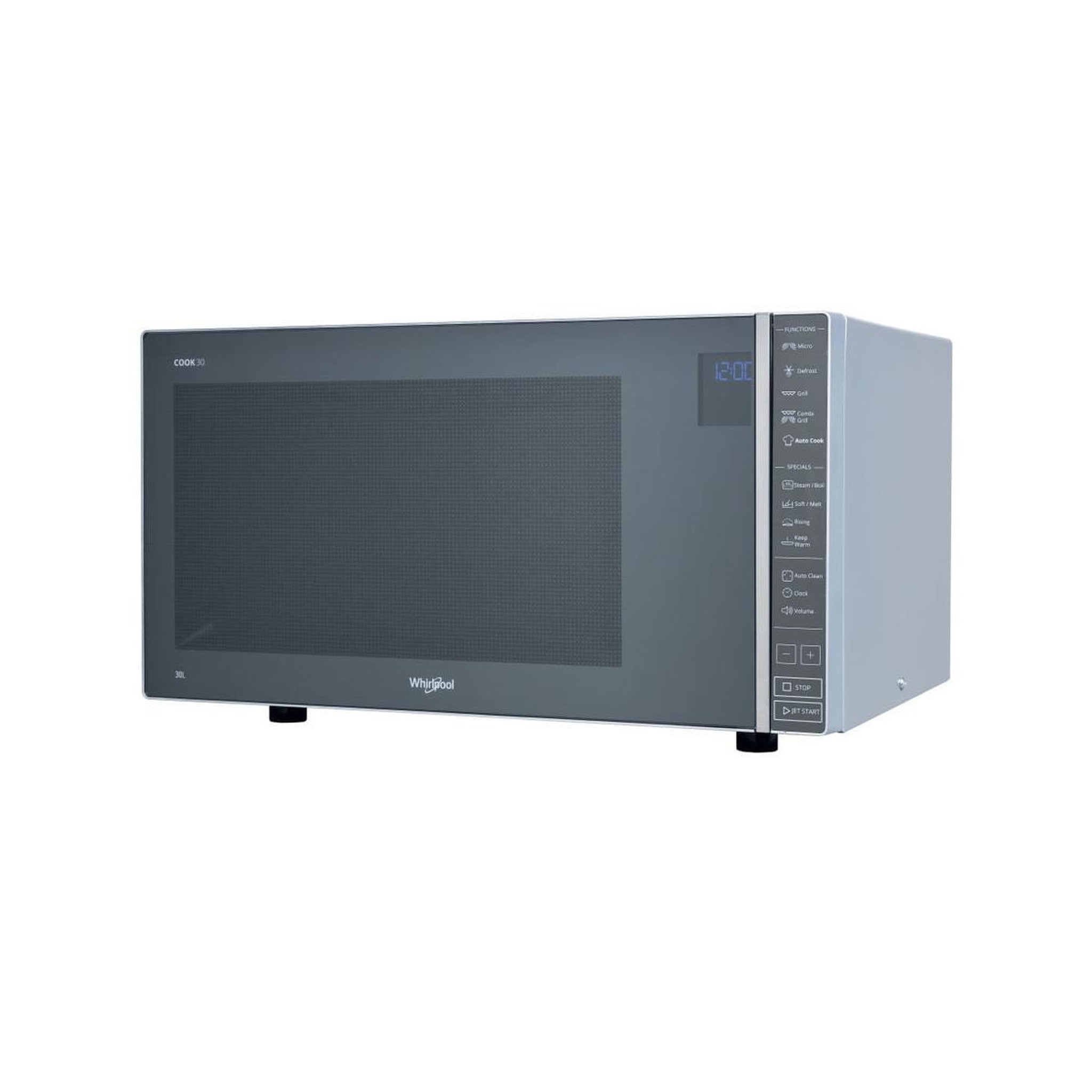 Voir la diapositive 2 : Whirlpool Micro-ondes combiné Whirlpool MWP 304 M miroir