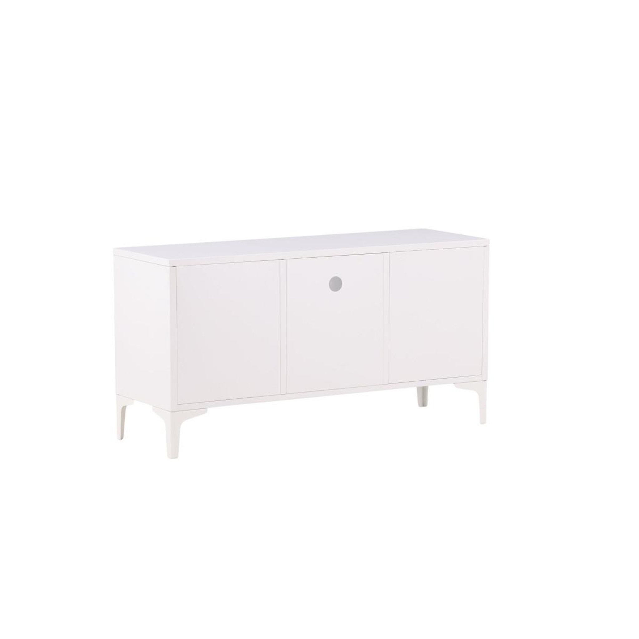 Voir la diapositive 5 : Paris Prix Meuble tv 2 portes  piring  120cm blanc