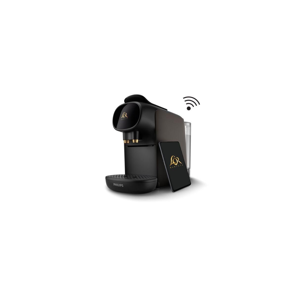 Philips Cafetière à dosette LM9020/300 connectée L'OR Barista Créatif noir