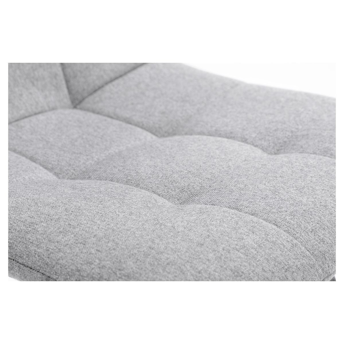 Lot de 2 chaises pieds métal noir CHLOE