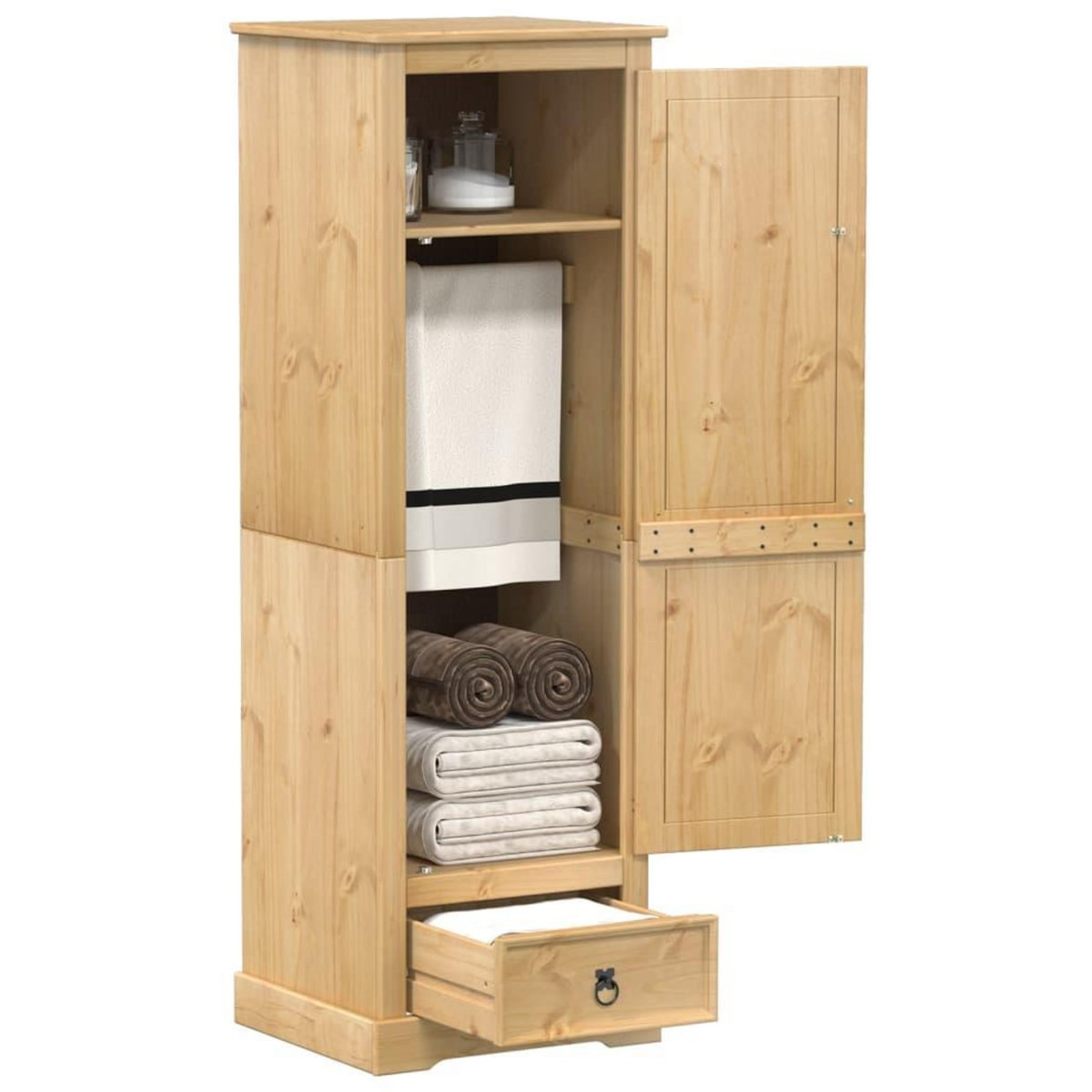 VIDAXL Garde-robe  55x50x170 cm bois de pin massif