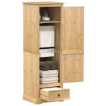VIDAXL Garde-robe  55x50x170 cm bois de pin massif