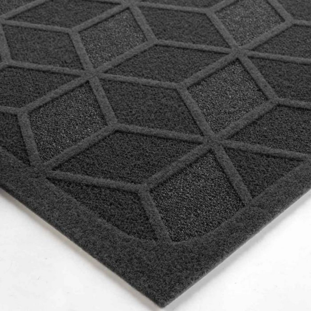 Paris Prix Tapis Rectangulaire Déco  Cubix  45x75cm Noir