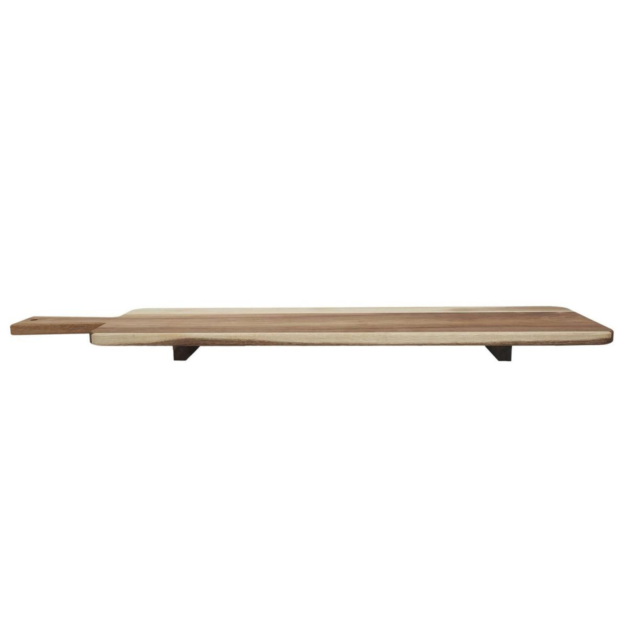 Voir la diapositive 2 : The Home Deco Factory Planche de Présentation sur Pied  Acacia  60cm Naturel