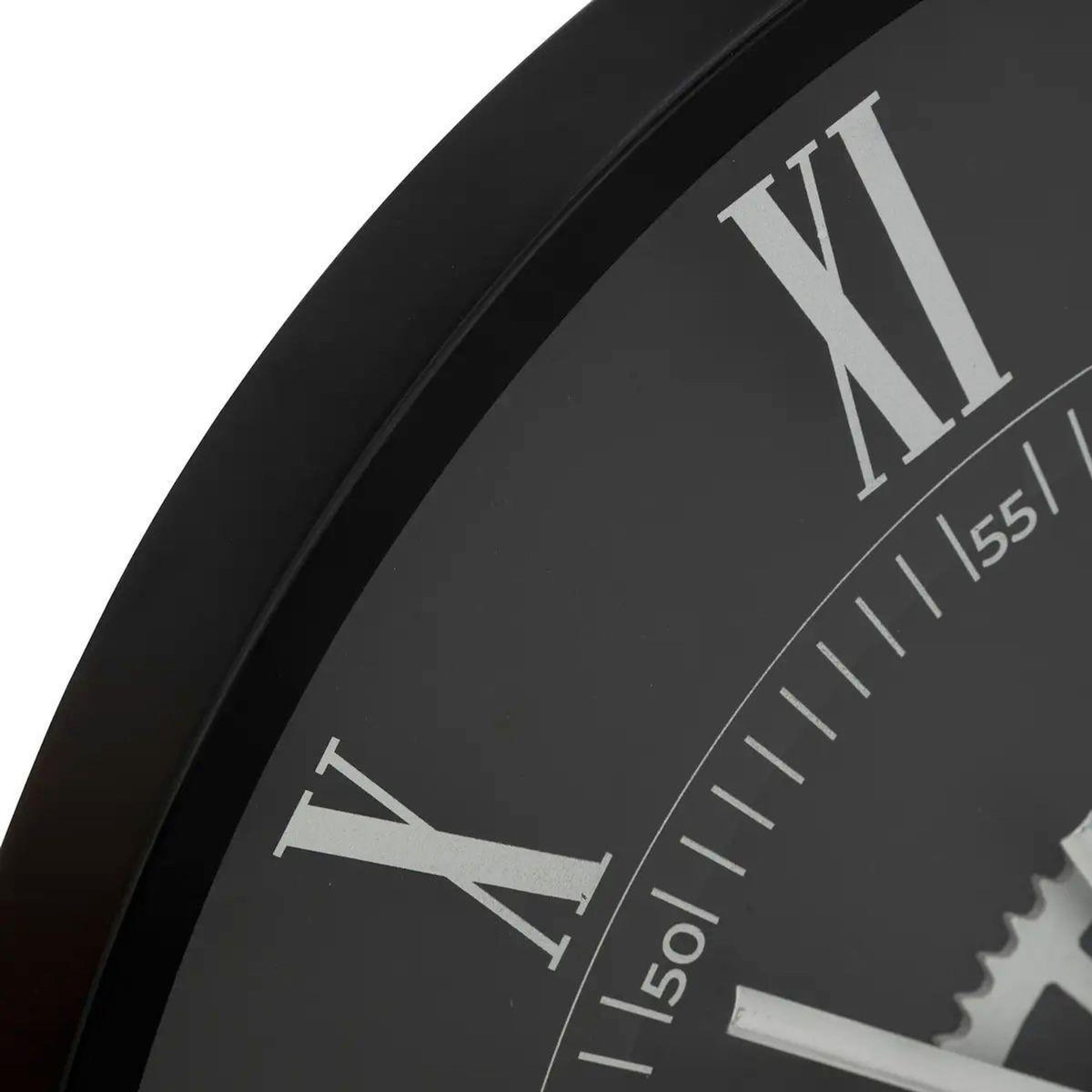 ATMOSPHERA Horloge Murale Mécanique  Kerian  57cm Noir