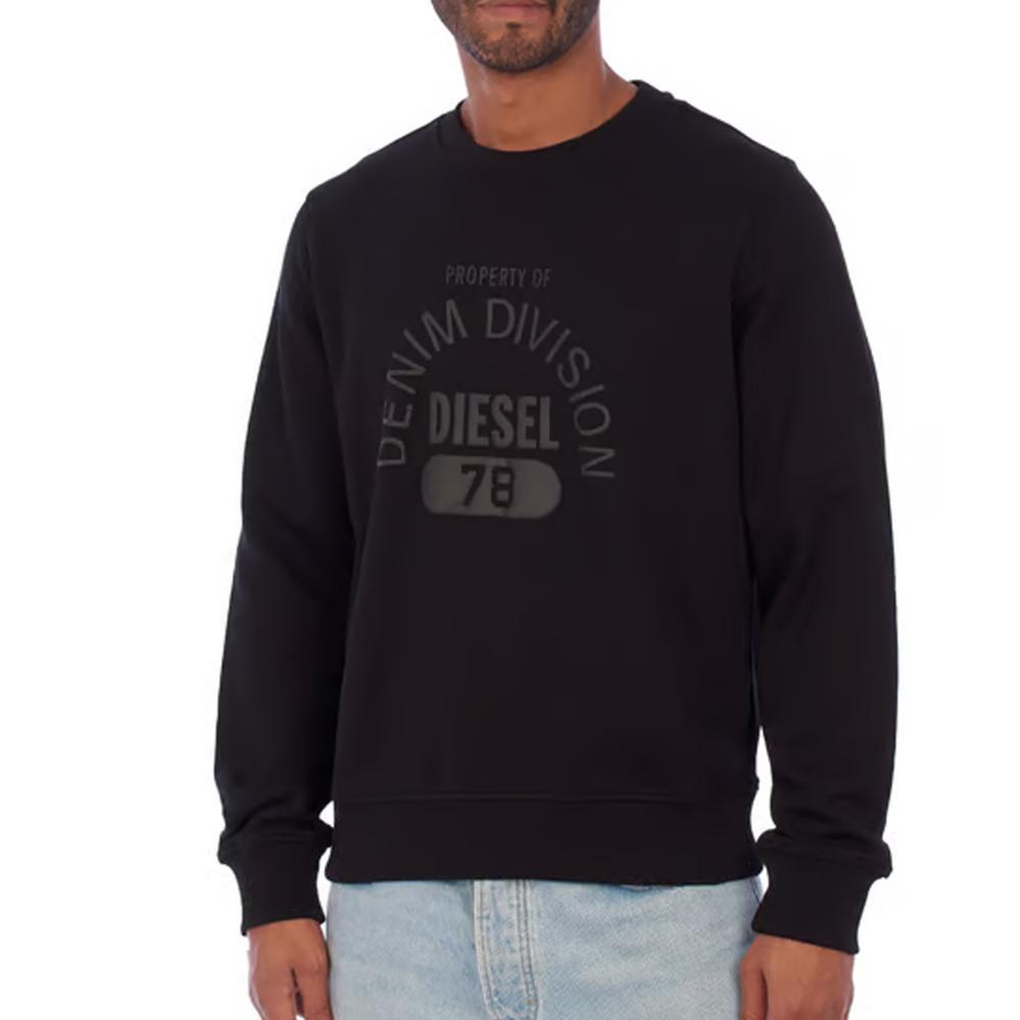 DIESEL Sweat  Homme Diesel Felpa9XX. Coloris disponibles : Noir