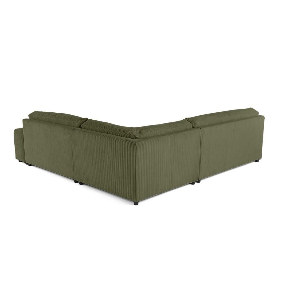 LISA DESIGN Garance - canapé modulable d'angle gauche - 6 places - en velours côtelé