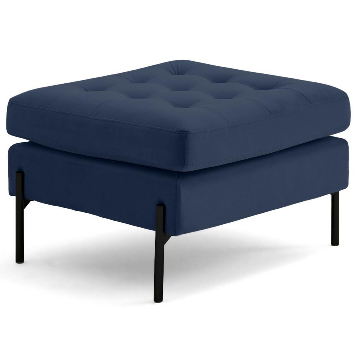 LISA DESIGN Isaure - pouf en velours