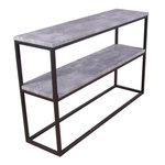 Paris Prix Console Design Double  Rise  110cm Gris & Noir