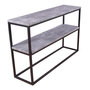 Voir la diapositive 1 : Paris Prix Console Design Double  Rise  110cm Gris & Noir