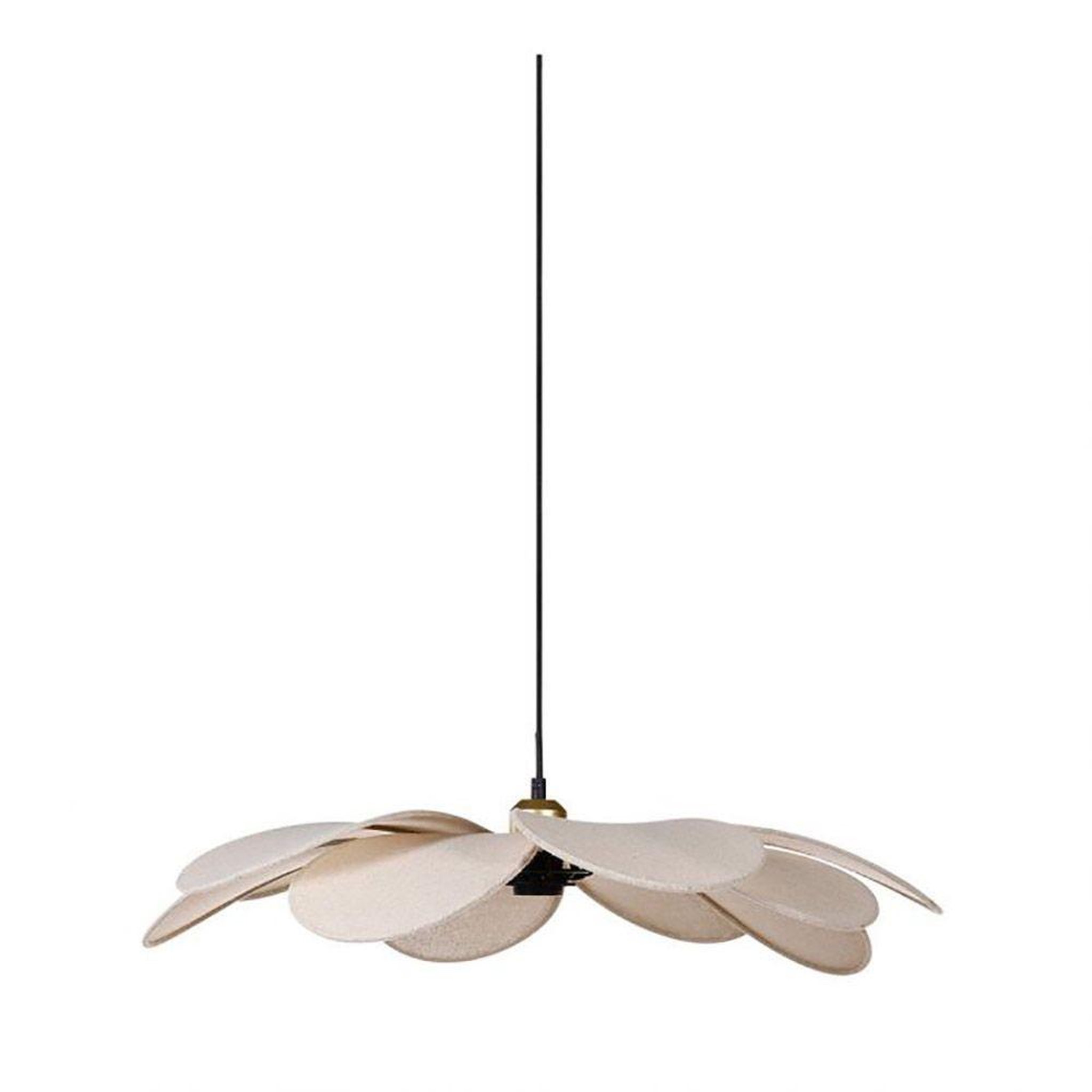 OSTARIA Suspension métal et lin Grande Margaux D90