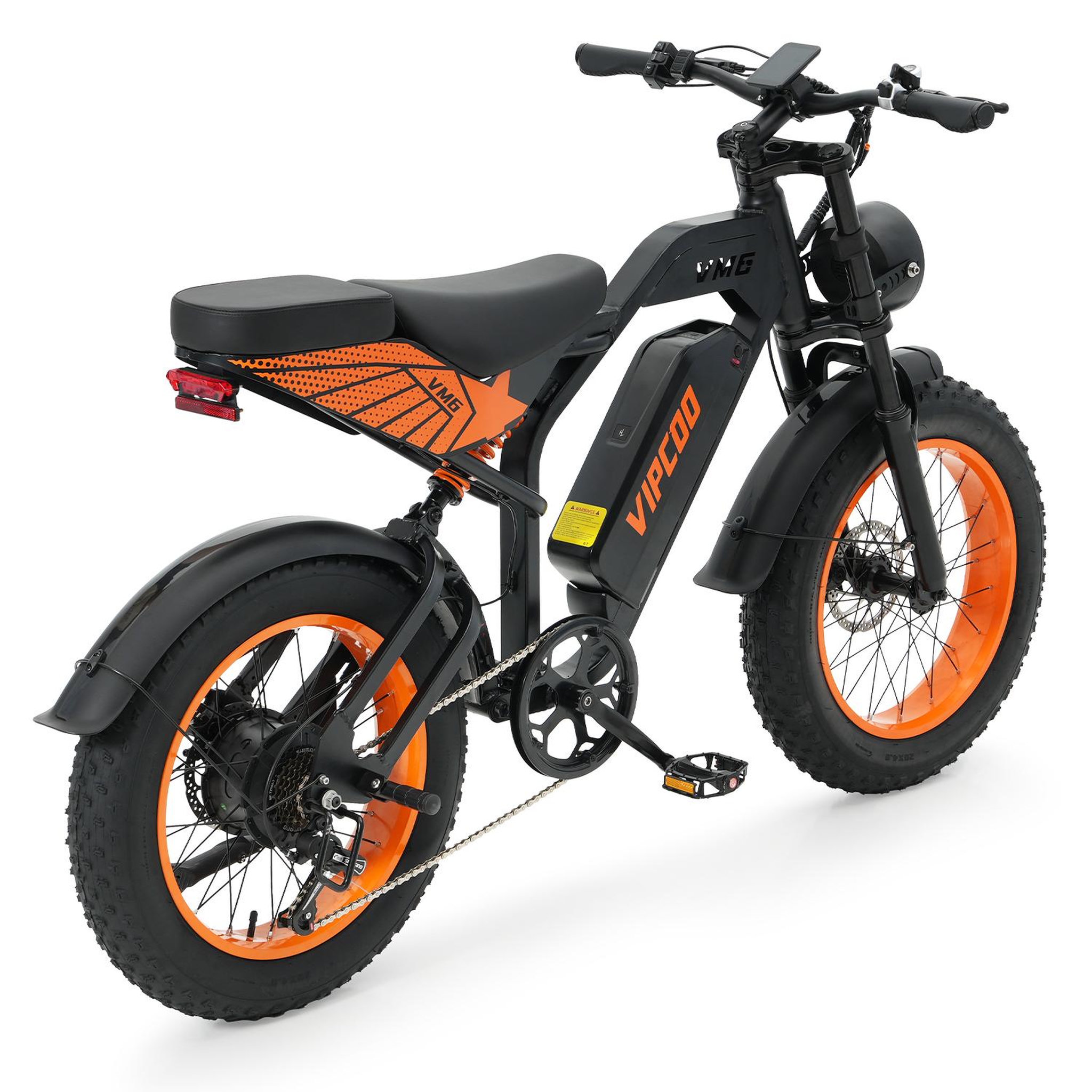 Voir la diapositive 6 : VIPCOO Vélo électrique VIPCOO VM6, batterie 48V 18,2Ah, Fatbike 20