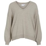Vila Pull  Femme Vila Comfy. Coloris disponibles : Beige
