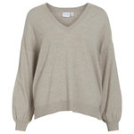 Vila Pull  Femme Vila Comfy. Coloris disponibles : Beige