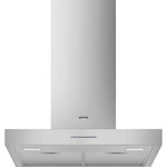 SMEG Hotte décorative murale KBT600XE