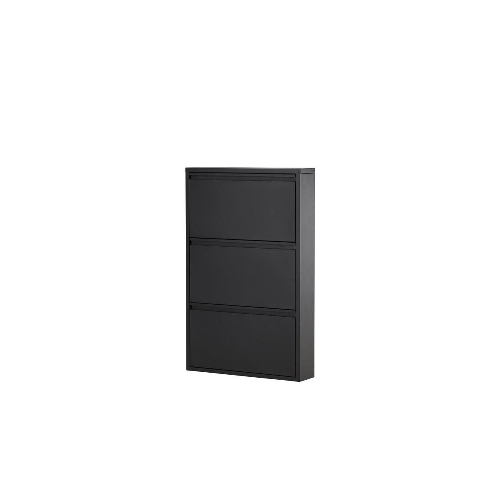 Voir la diapositive 6 : Paris Prix Meuble à chaussures 3 compartiments  bonito  103cm noir