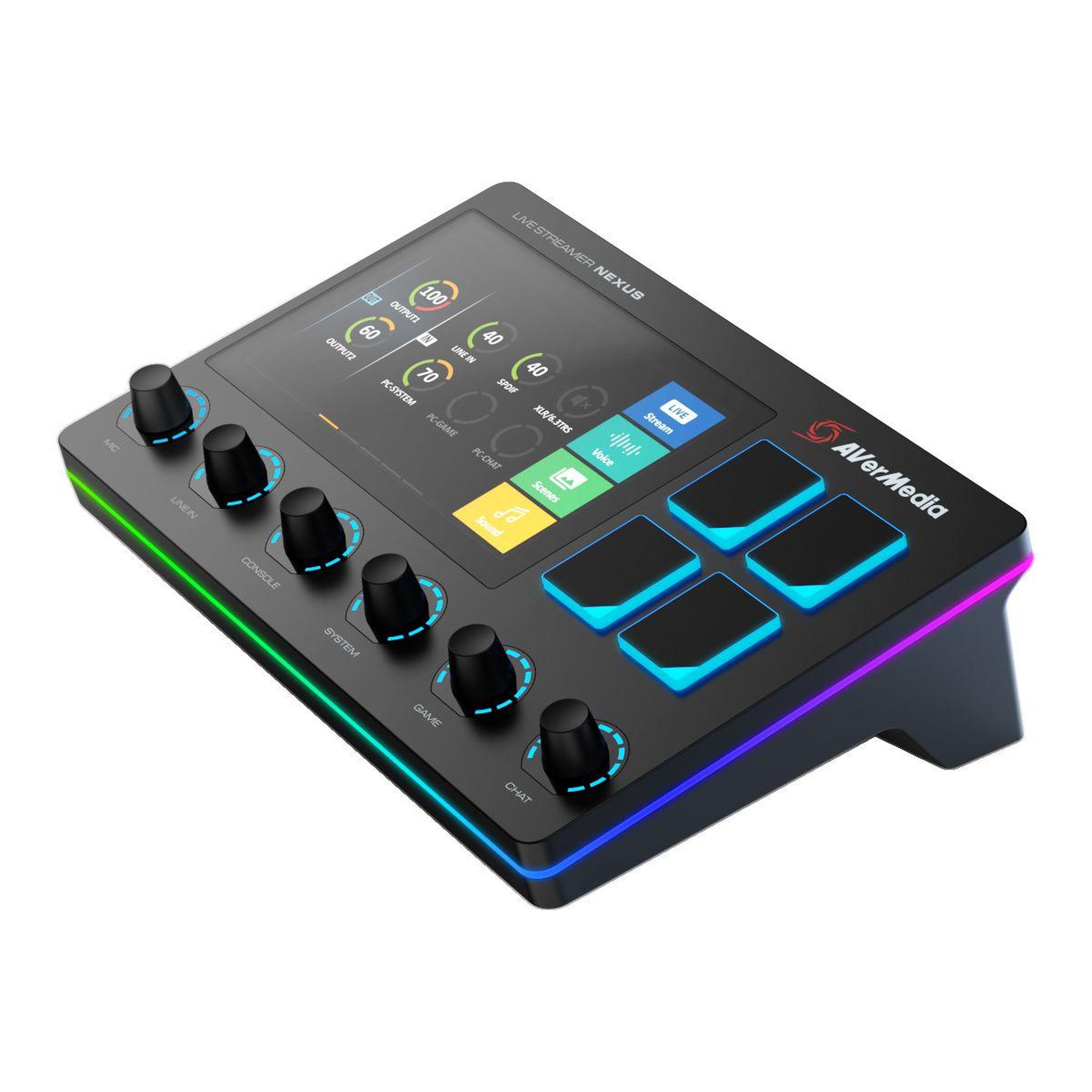 Voir la diapositive 4 : Avermedia Carte d'acquisition STREAM DECK LIVE STREAMER AX310