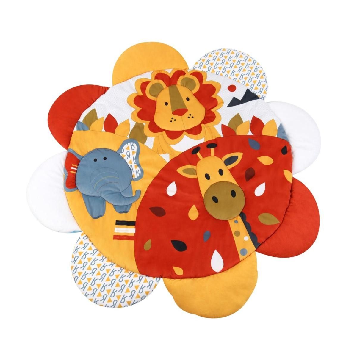 MILLY MALLY Tapis éducatif 2-en-1 TinyMini Safari Fleur