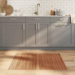 VIDAXL Tapis rectangulaire marron 80x100 cm bambou