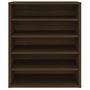 Voir la diapositive 5 : VIDAXL Meuble a chaussures Chene marron 60x35x70 cm Bois d'ingenierie