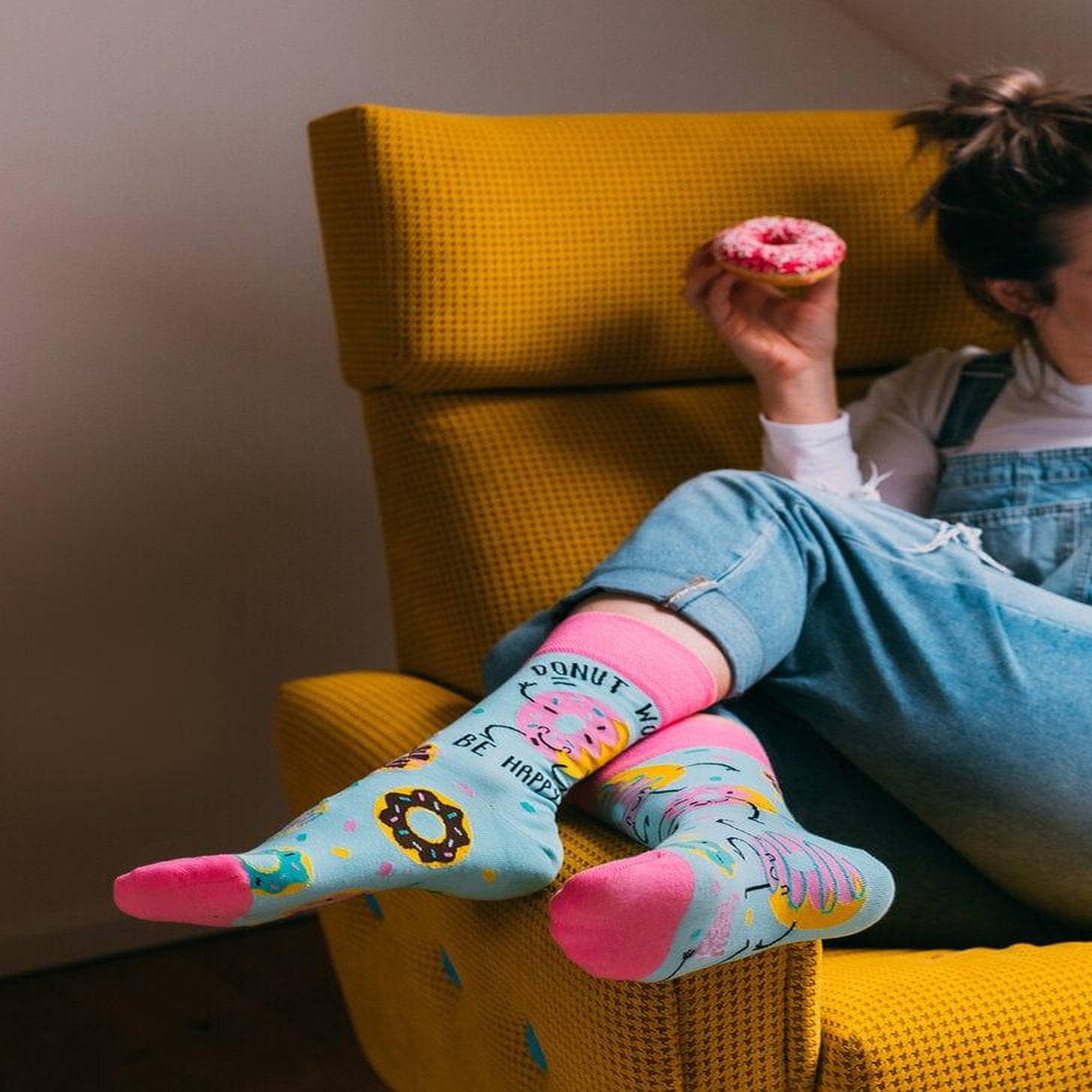 Voir la diapositive 5 : DEDOLES Chaussettes dedoles donuts