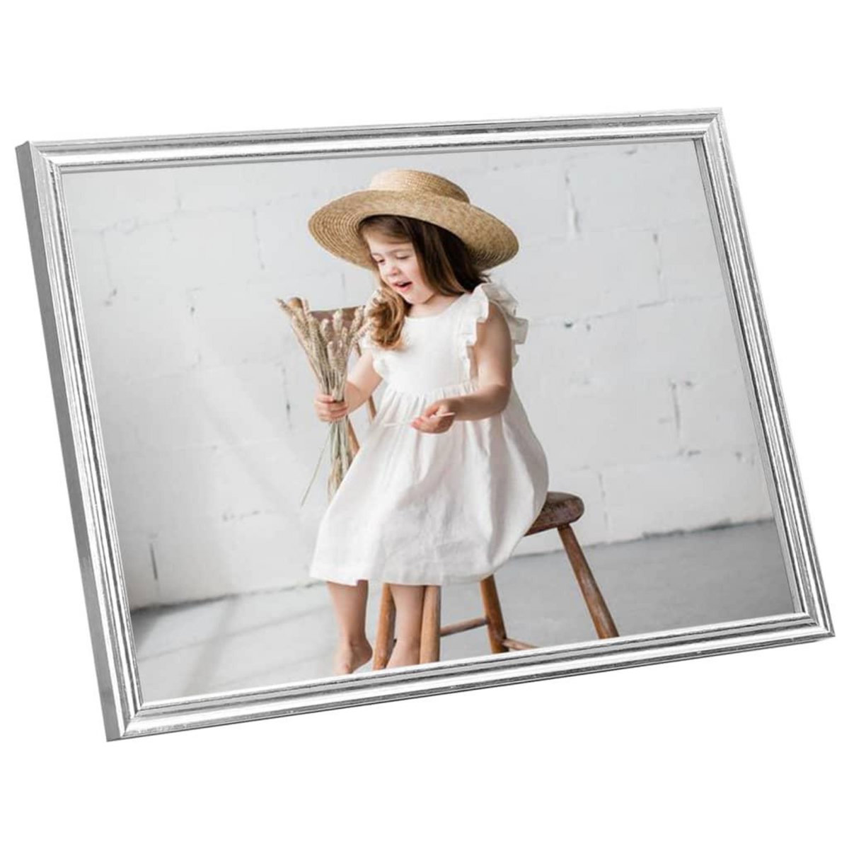 VIDAXL Collage de cadres photo 3 pcs de table Argente 21x29,7 cm