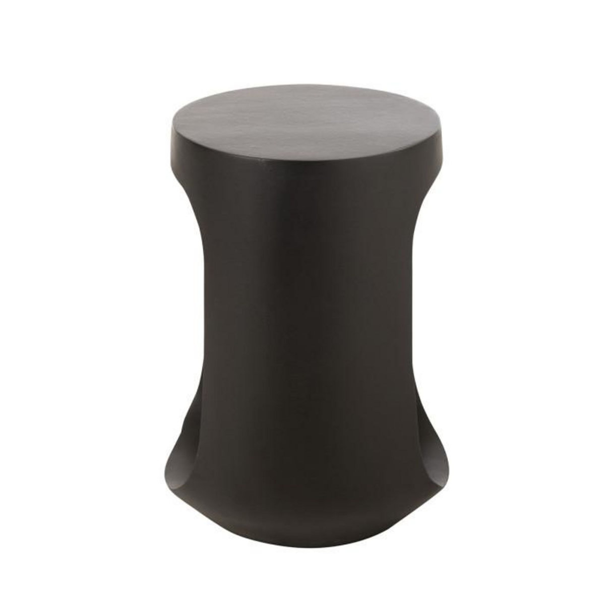 Paris Prix Table d'Appoint Design en Bois  Cave  46cm Noir