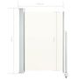 Voir la diapositive 6 : VIDAXL Auvent lateral retractable de patio 120 x 300 cm Blanc casse