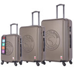 COMPAGNIE DE CALIFORNIE Ensemble de 3 valises à roulettes gris - cc-t366 grey