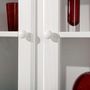 Voir la diapositive 5 : Paris Prix Vaisselier 4 Portes Bois Massif  Alienor  198cm Blanc
