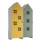 Paris Prix Pack - 2 Armoires Enfant  Casami Bruges  171cm Jaune & Vert