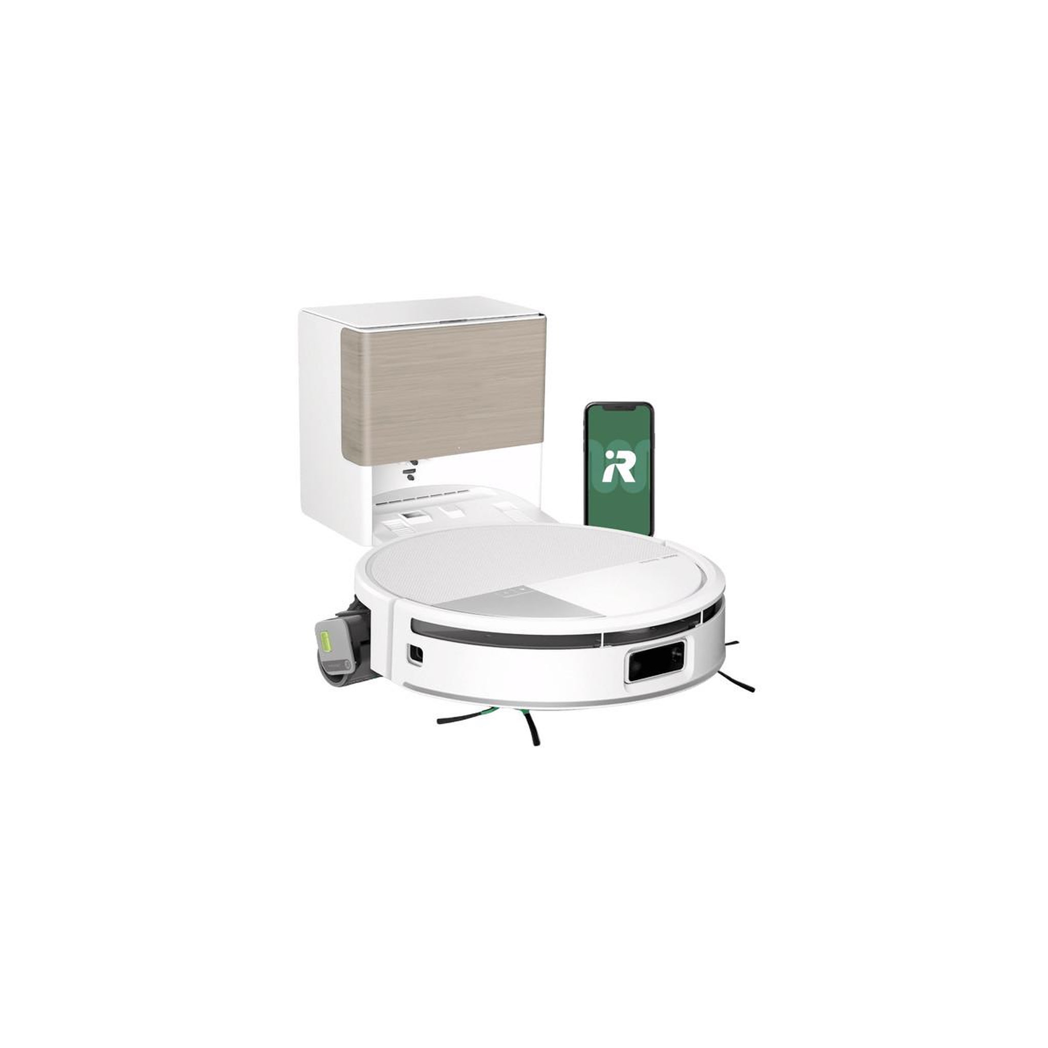 Voir la diapositive 2 : IROBOT Aspirateur robot max 705 combo avec mop auto-nettoyant