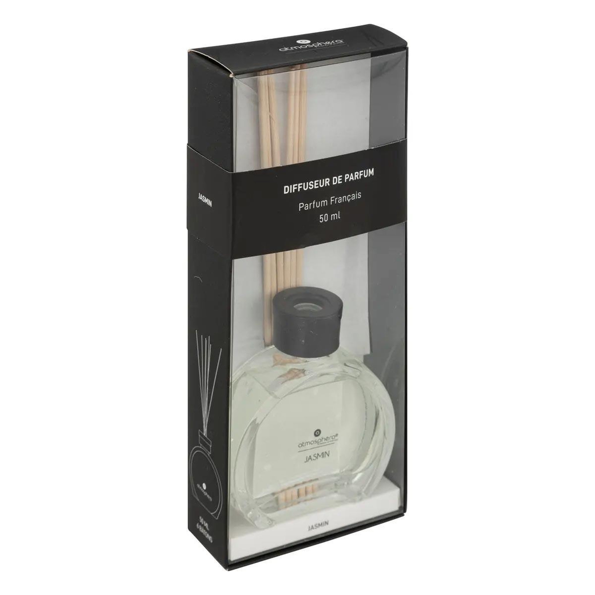 Voir la diapositive 2 : COMPTOIR DE LA BOUGIE Diffuseur de parfum & 6 bâtonnets  haly  50ml jasmin
