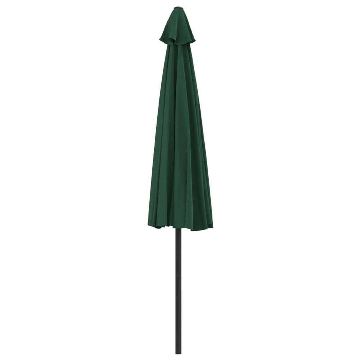 VIDAXL Parasol de balcon avec mat en aluminium Vert 300x155 cm Demi
