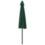 Voir la diapositive 5 : VIDAXL Parasol de balcon avec mat en aluminium Vert 300x155 cm Demi