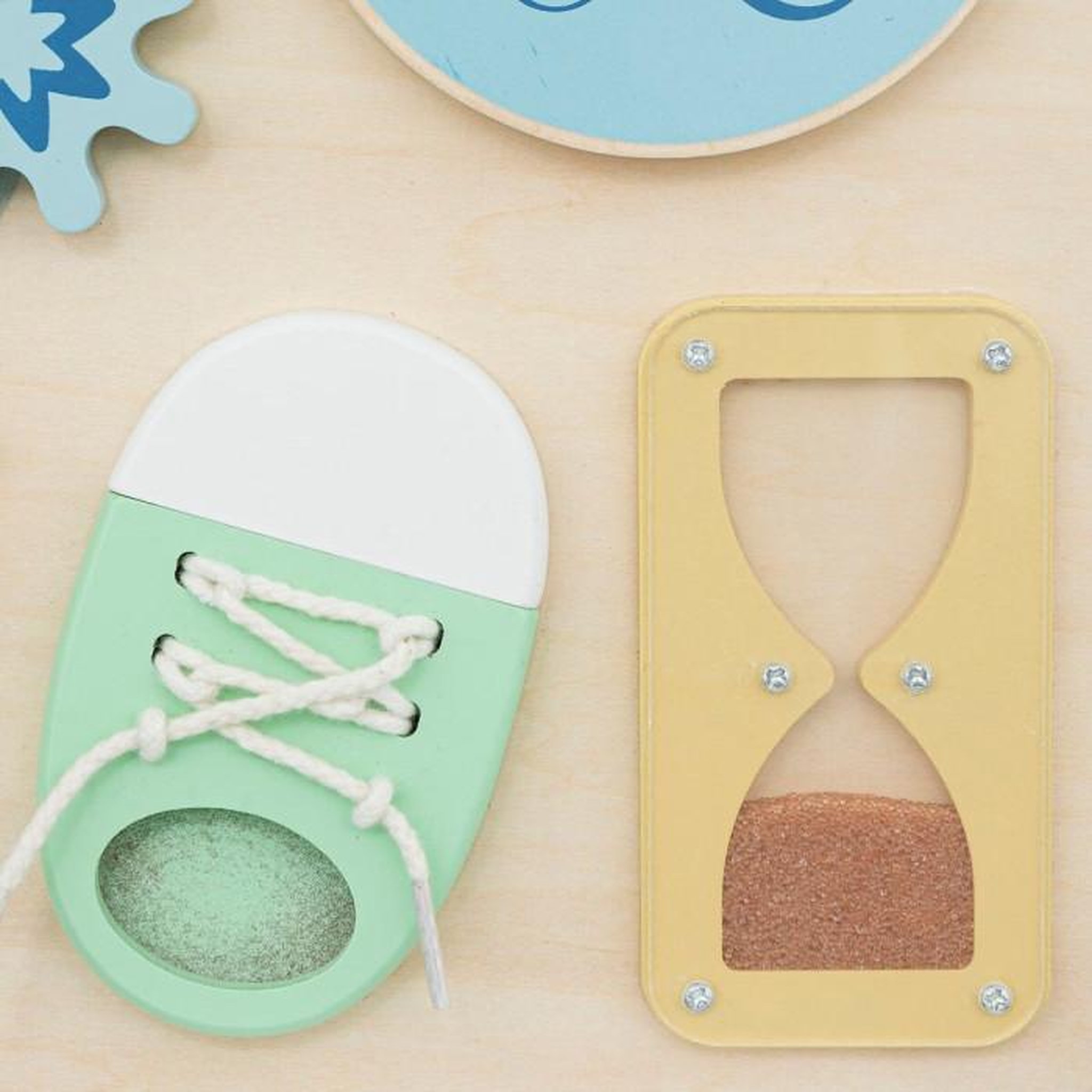 Voir la diapositive 4 : Atmosphera Kids Planche d'Activités  Bois  30cm Naturel