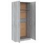 Voir la diapositive 5 : VIDAXL Garde-robe Sonoma gris 90x52x200 cm Bois d'ingenierie