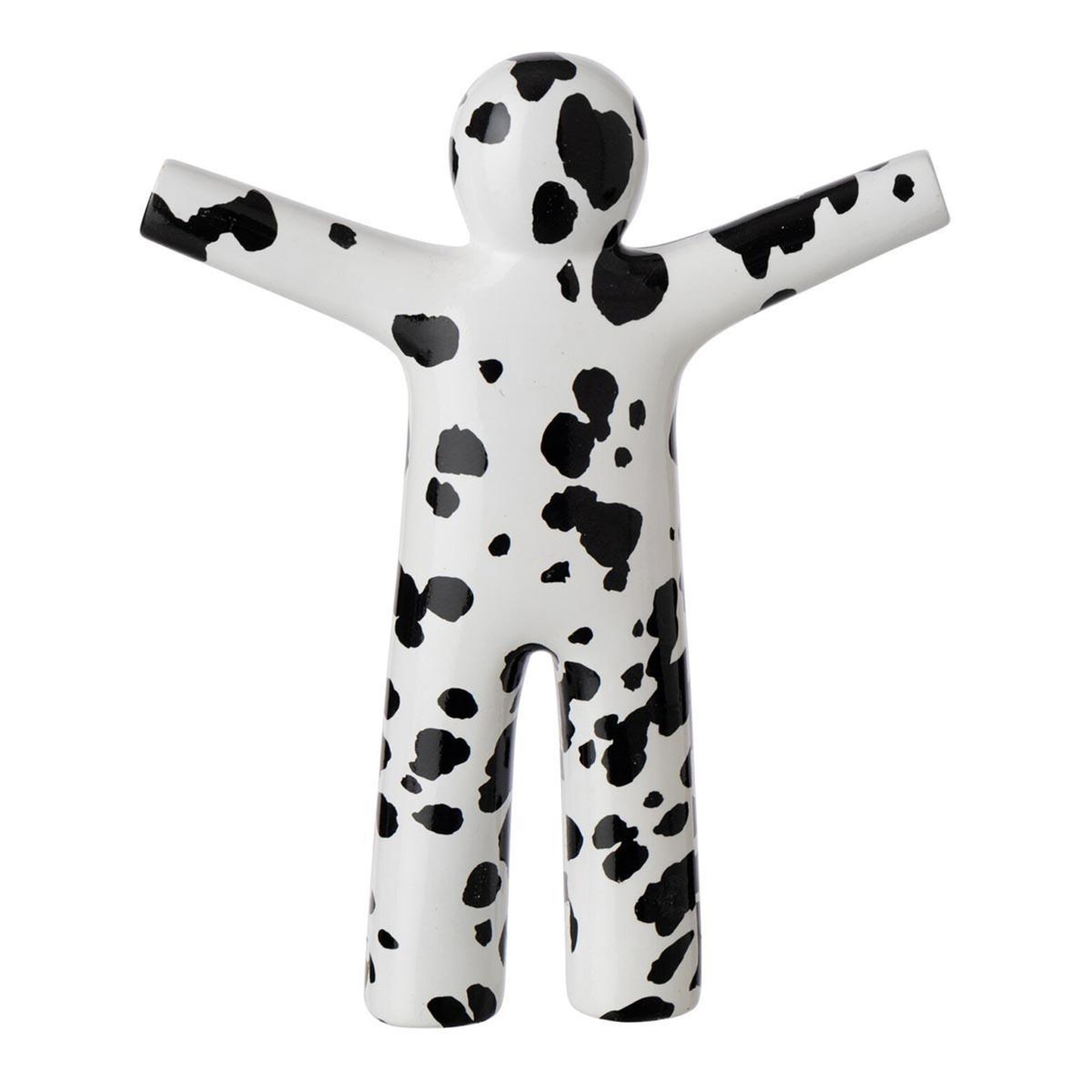 J-LINE Statuette déco  p'tit maurice dalmatien  31cm blanc