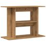 Voir la diapositive 2 : VIDAXL Support d aquarium chêne artisanal 80x35x60 cm bois ingénierie