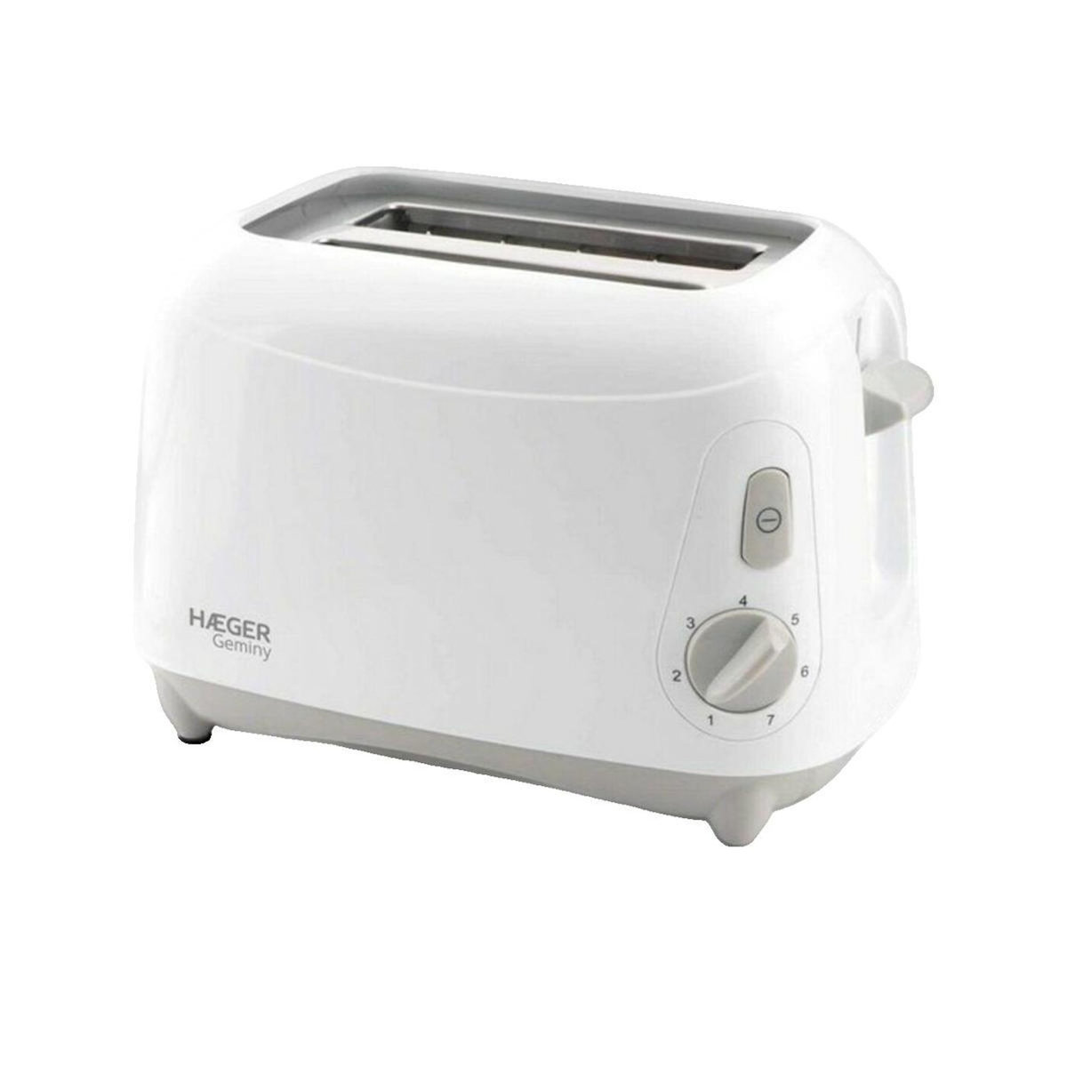 HAGER Grille-pain Haeger 5608475007606 blanc élégant