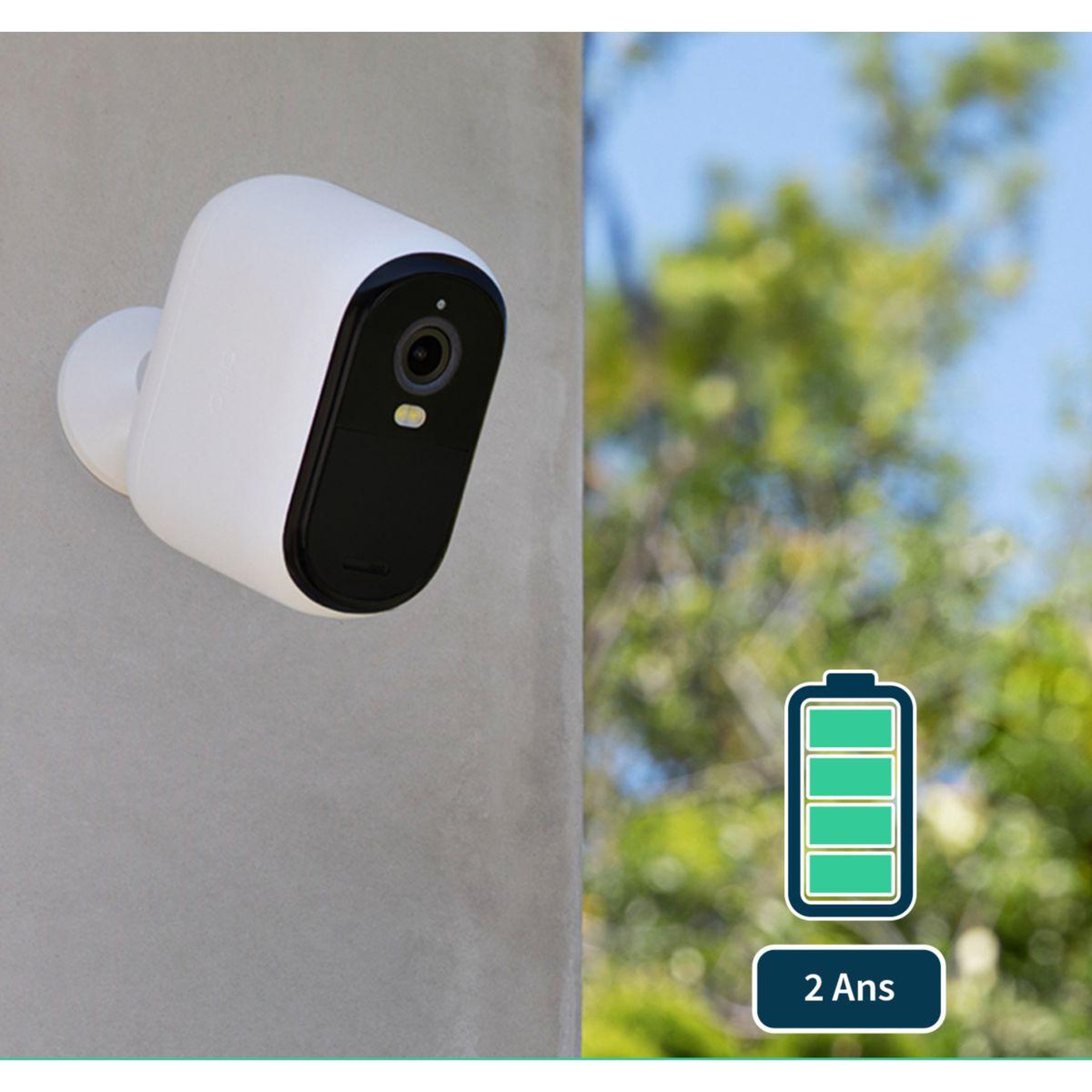 Voir la diapositive 4 : ARLO Caméra de surveillance 2 caméras XL Essential 2K
