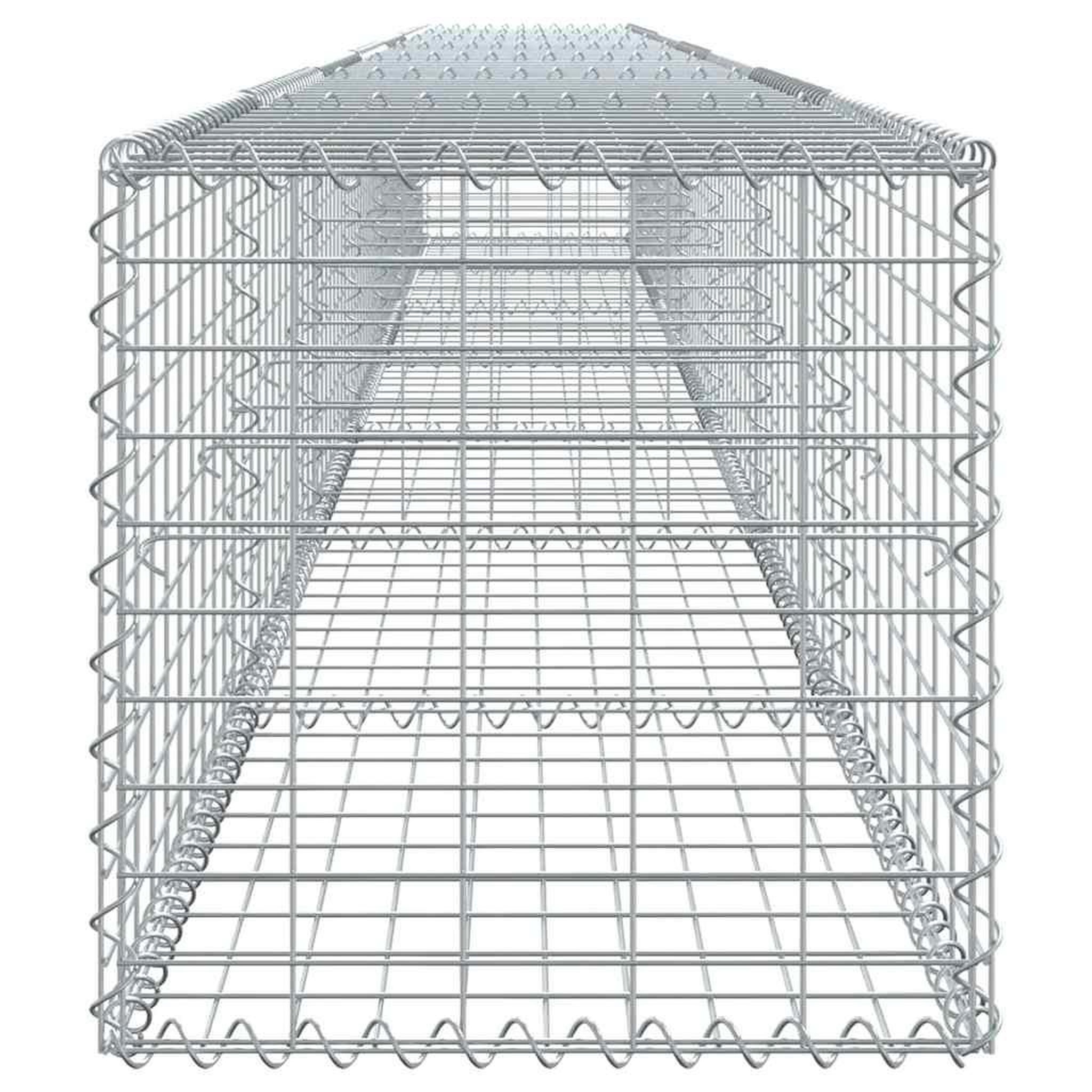 Voir la diapositive 4 : VIDAXL Panier gabion avec couvercle 700x50x50 cm fer galvanise