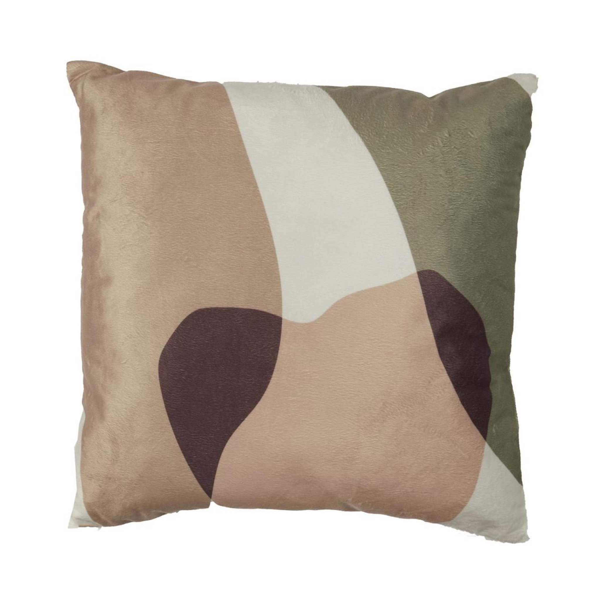 The Home Deco Factory Coussin déco imprimé  sherpa  40x40cm multicolore