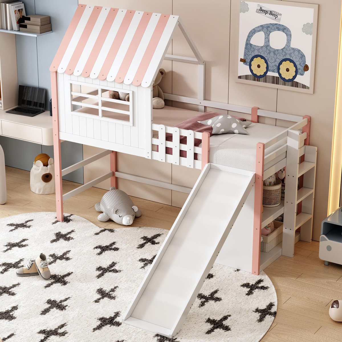 MERAX Lit mezzanine enfant