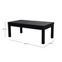 Voir la diapositive 4 : Rendez vous déco Table de billard convertible noire tapis bleu - Eddie