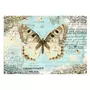 Paris Prix Papier Peint  Postcard with Butterfly 