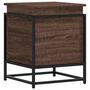 Voir la diapositive 2 : VIDAXL Boîte de rangement avec couvercle chene marron bois ingenierie